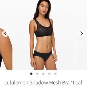 Shadow Mesh Leaf Bra